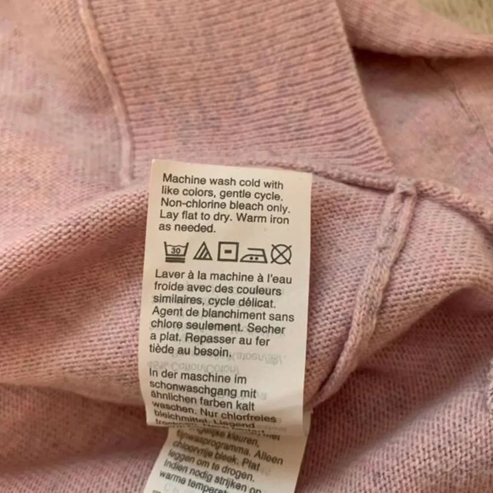 J.Crew Womens XS Sweater Lavender Pink Cotton Wool Blend Crewneck Tunic Side‎
